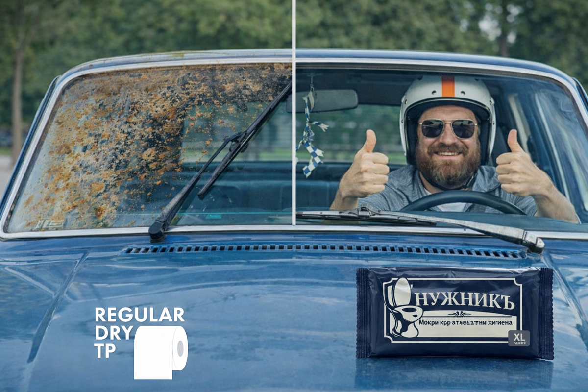 тоалетната хартия не чисти